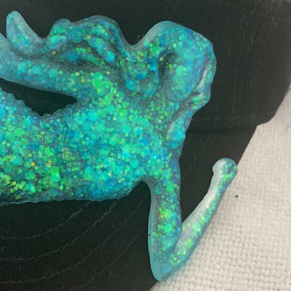 New Mermaid Visor New Handmade Mermaid Hat Pick your color. One if a kind - Picture 6 of 13